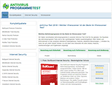 Tablet Screenshot of antivirus-programme-test.de